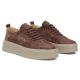 4. Women's leather suede sneakers brown Filippo DP8343