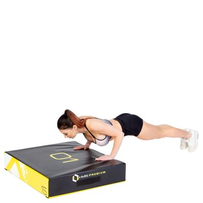 12. Set of four HMS Premium Plyometric Boxes PYBS01