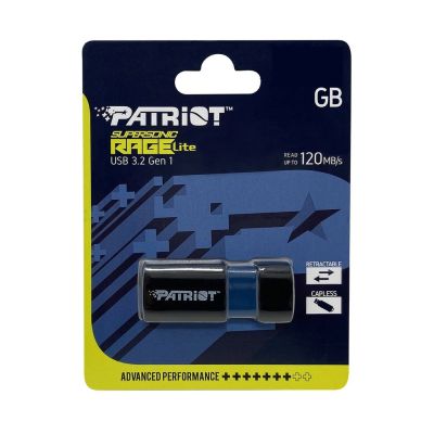 3. PATRIOT RAGE LITE 120 MB/s 64GB USB 3.2 black