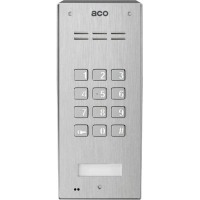 ACO FAM-P-ZSACC NT surface-mounted panel with key-readable combination lock