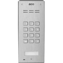 ACO FAM-P-ZSACC NT surface-mounted panel with key-readable combination lock