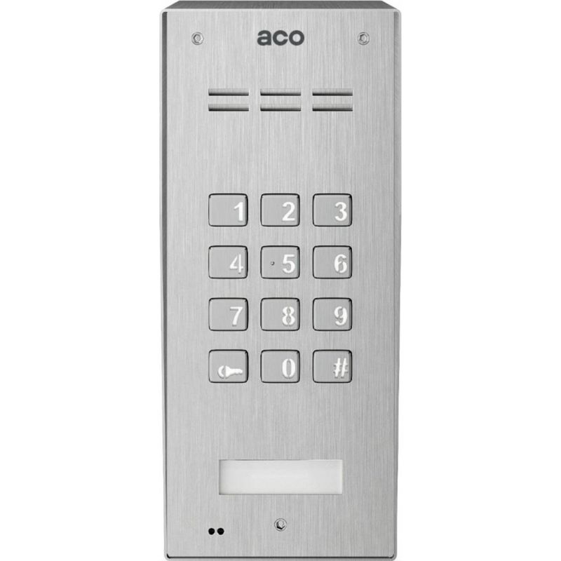 ACO FAM-P-ZSACC NT surface-mounted panel with key-readable combination lock