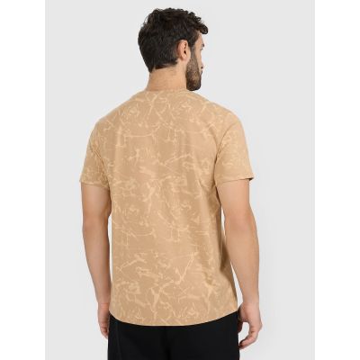 2. Men's regular printed T-shirt 4F 4FRAW25TTSHM3379-83A