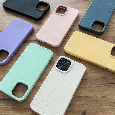7. Eco Case Case for iPhone 12 Pro Max Silicone Cover Phone Cover Yellow