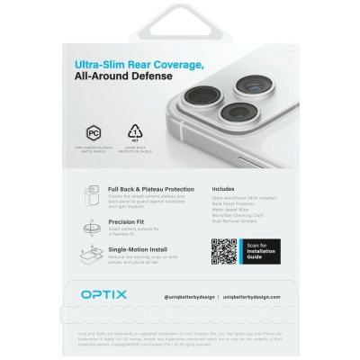 8. Uniq Optix Aeroshield+ Camera Module Protector for iPhone 17 Pro Max