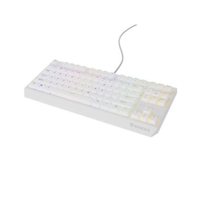 19. GENESIS Thor 230 TKL Gaming Keyboard USB QWERTY US English White