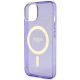 6. Guess Glitter Gold MagSafe case for iPhone 14 - purple