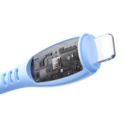 6. Joyroom S-A59 Vibrant Series 3A USB-A - Lightning cable 1.2m - blue