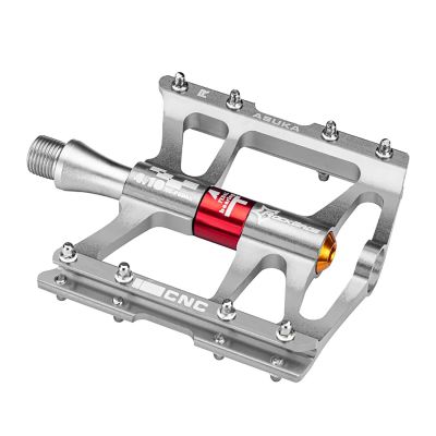 2. Rockbros JT410 4.10 4 Bearing Bicycle Pedals - Silver