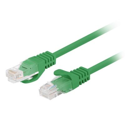 PATCHCORD CAT.6 UTP 3M GREEN FLUKE PASSED LANBERG 10-PACK