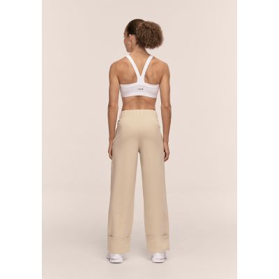 2. CASALL Aria Turn Up Straight Jogger Women's Pants, Beige
