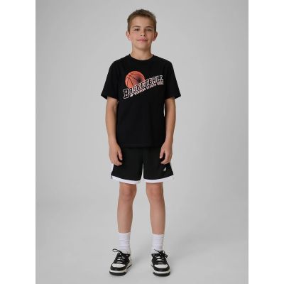 Boy's regular printed T-shirt 4F 4FJRSS26TTSHM4278-20S