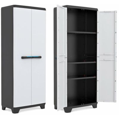 5. Keter Linear Cabinet Garage Cabinet Freestanding Universal