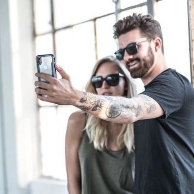 18. Raptic X-Doria Shield Case for iPhone 14 Plus opal cover