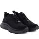 4. Women's sneakers with mesh and rhinestones black Goe TT2N4041