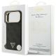 8. Guess 4G Triangle Logo MagSafe Case for iPhone 17 Pro Max - Black and Gold