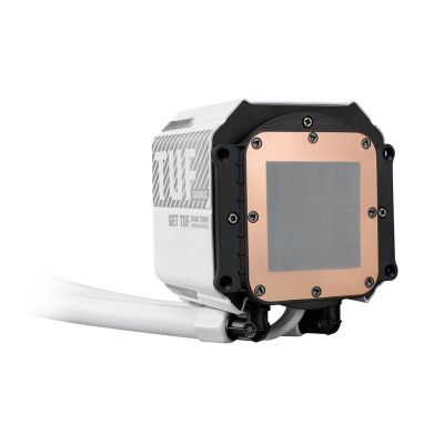 11. ASUS TUF Gaming LC III 360 ARGB White Edition Computer Case All-in-One Liquid Cooler 12cm White