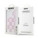 8. DKNY Liquid Glitter Multilogo iPhone 15 Pro Case - Pink