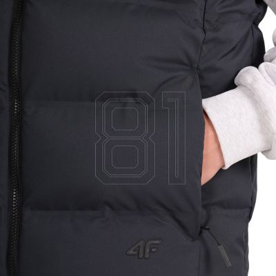 6. Men's vest 4F M226 deep black 4FWAW25TVJAM226 20S