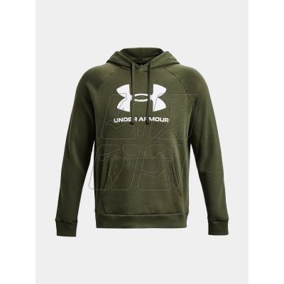 6. Under Armor UA Armor Fleece Big Logo HD hoodie M 1379743-390