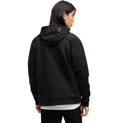 4. Men's Puma Tech Material Mix Hoodie, black 694490 01