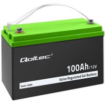 Qoltec Gel Battery 12V 100Ah GEL 29.3kg