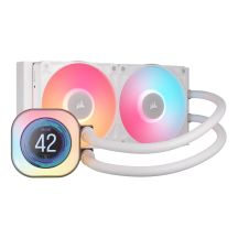 Corsair iCUE LINK TITAN 240 RX LCD Processor All-in-one Liquid Cooler 12 cm White 1 pc.