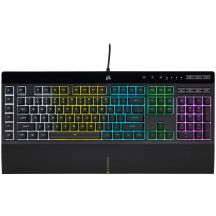 Corsair K55 RGB PRO Gaming Keyboard USB QWERTZ German Black