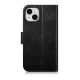 14. iCarer Oil Wax Wallet Case 2in1 Cover iPhone 14 Plus Anti-RFID Leather Flip Case Black (WMI14220723-BK)