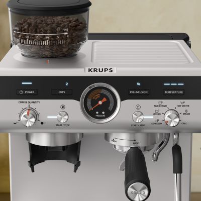 12. Krups Precision XP801T10 Semi-automatic espresso machine 3 l