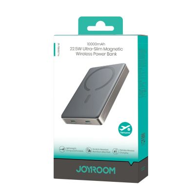 22. Joyroom JR-PBM08 Pro Powerbank 22.5W 10000mAh with Wireless Charging 2x USB-C - Titanium