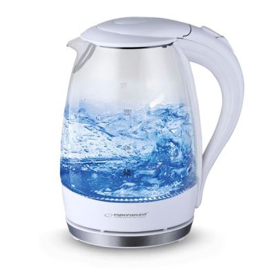 2. Esperanza Salto Angel EKK011W electric kettle (2200W 1.7l; white)