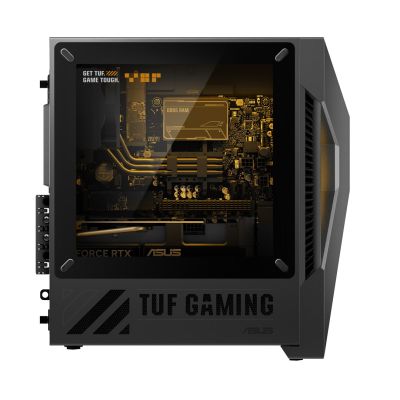 4. ASUS TUF Gaming T500 T500MV-07240H242W Intel Core 7 240H 32GB DDR5-SDRAM 1TB SSD NVIDIA GeForce RTX 5060 Ti Windows 11 Home Mini Tower PC Black, Gray