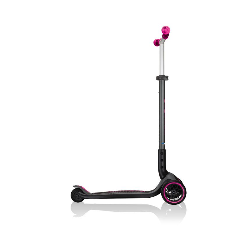 24. Globber Master Prime 3-Wheel Scooter / Black - Neon Pink 664-110