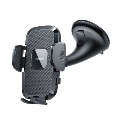 13. Joyroom JR-ZS259 mechanical car holder universal for phone on cockpit / window - black