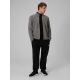5. Regular men's fleece with stand-up collar 4F 4FRAW26TFLEM542-24M
