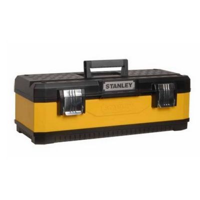 Stanley 1-95-613 Tool Box Metal, Plastic Black, Yellow