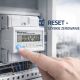 20. Qoltec 50980 Three-phase electronic meter with reset | DIN rail energy meter | 400V | 100A | LCD | LED | 4P