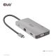 2. CLUB3D CSV-1594 USB 3.2 Gen 1 (3.1 Gen 1) Type-C Docking Station Black, Gray
