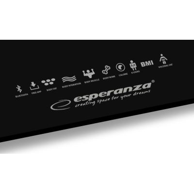 10. Esperanza EBS016K Bluetooth Scale (Black)
