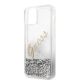 7. Guess GUHCP12LGLVSSI iPhone 12 Pro Max 6.7" silver/silver hardcase Glitter Vintage Script