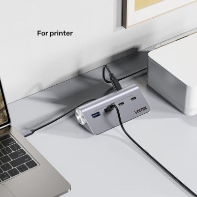 17. UNITEK ALUMINUM HUB USB-A/C 2X USBA 2X USBC 5GBP