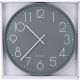 GLASS WALL CLOCK 50CM GRAY