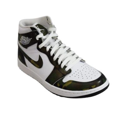 3. Air Jordan 1 High Golf Camo Men's Sneakers - DQ0660-300
