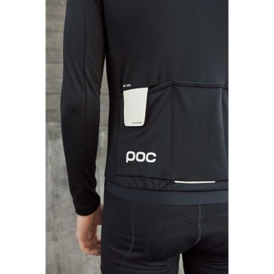 4. POC M's Thermal Lite LS Jersey Black