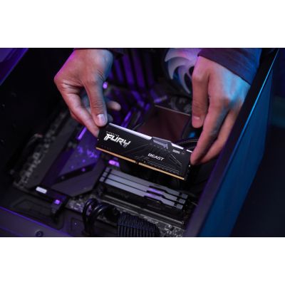 16. Kingston Technology FURY Beast RGB Memory Module 16GB 1 x 16GB DDR5 5600MT/s 288-pin DIMM