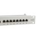 3. Equip 19-inch Patch Panel 24xRJ45 Cat6a FTP 1U 500MHz RAL7035
