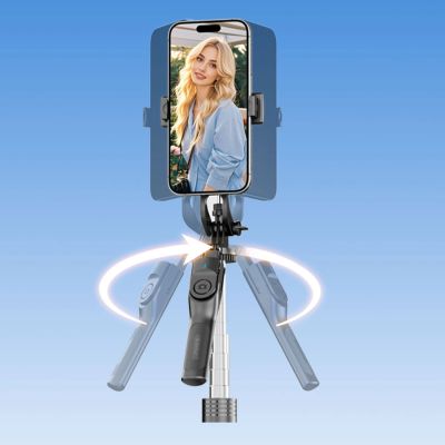 7. Selfie stick Orico SPM190 tripod 1/4" for phone camera with 360 degree rotation Bluetooth 5.2 - black