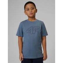 Boy's regular printed T-shirt 4F 4FJRSS26TTSHM3599-10S