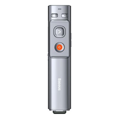 3. Baseus Orange Dot Wireless Laser Pointer for Presentations - Gray (Battery Not Included)